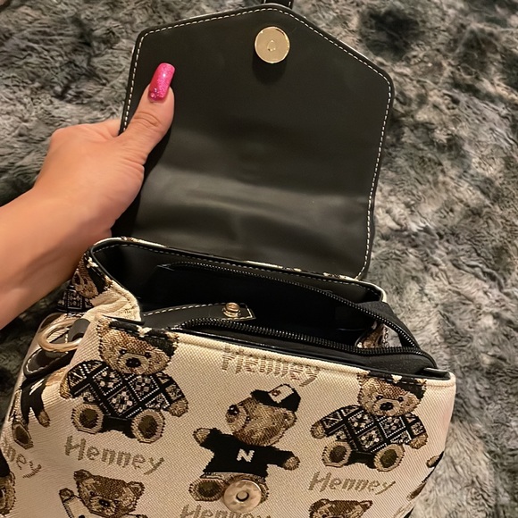 Canvas bears mini backpack - Picture 3 of 9